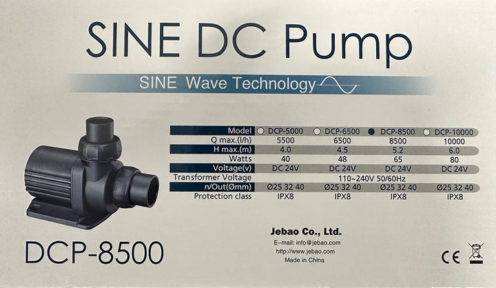 Jebao DCP 8500 Replacing 8000 SINE Wave DC Pump