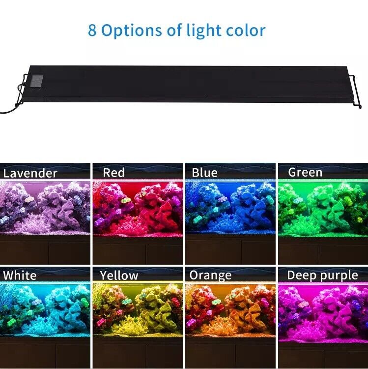 Green Aquatic LED Programmable FULL SPECTRUM WRGB 4ft 120cm SUNSET SUNRISE