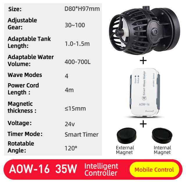 Jebao AOW Series Wavemaker WIFI APP NEW VERSION