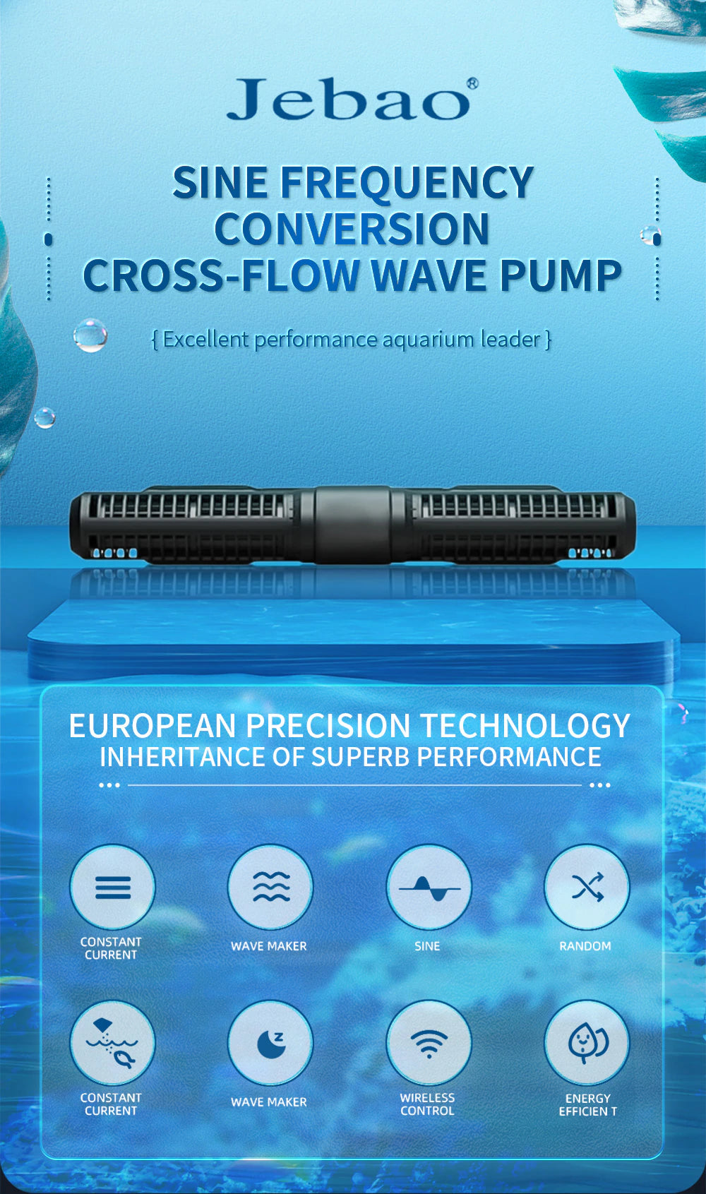 Jebao SCP Sine Cross Wave Maker