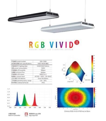 Chihiros RGB VIVID II 2 10TH EDITION BLACK with Built-in Bluetooth